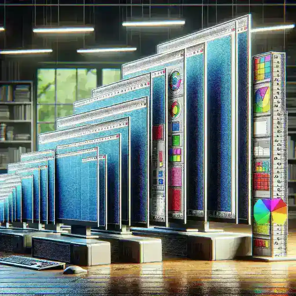 "Screenshot of Windows taskbar scaling enhancements for multi-monitor setups, showcasing improved UI elements and seamless integration across screens in a multi-display environment."
